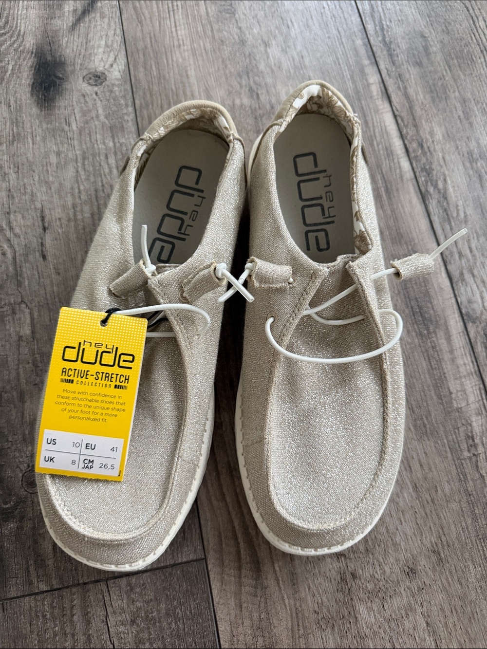 Hey Dude Men’s Sparkle Sandstone Wally Slip-On